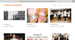Desktop Screenshot of landonnordeman.com